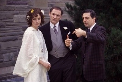 A picture of Colm Feore (middle) in the 2002 television biopic miniseries 'Trudeau'.